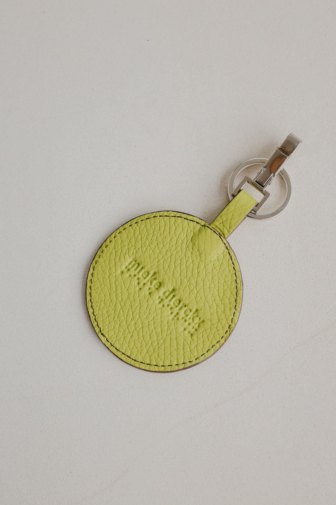 Keychain Scales | Stitched Lime / Ebony