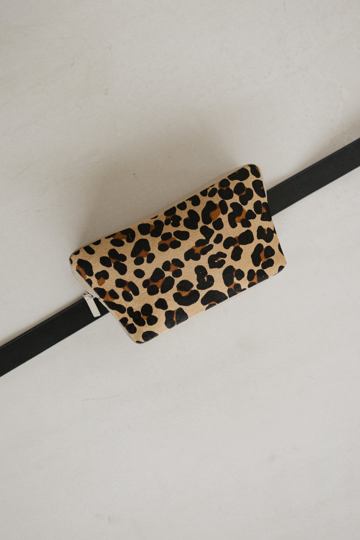 Belt Bag: Belt XL Black Pure + Trapezium Leopard