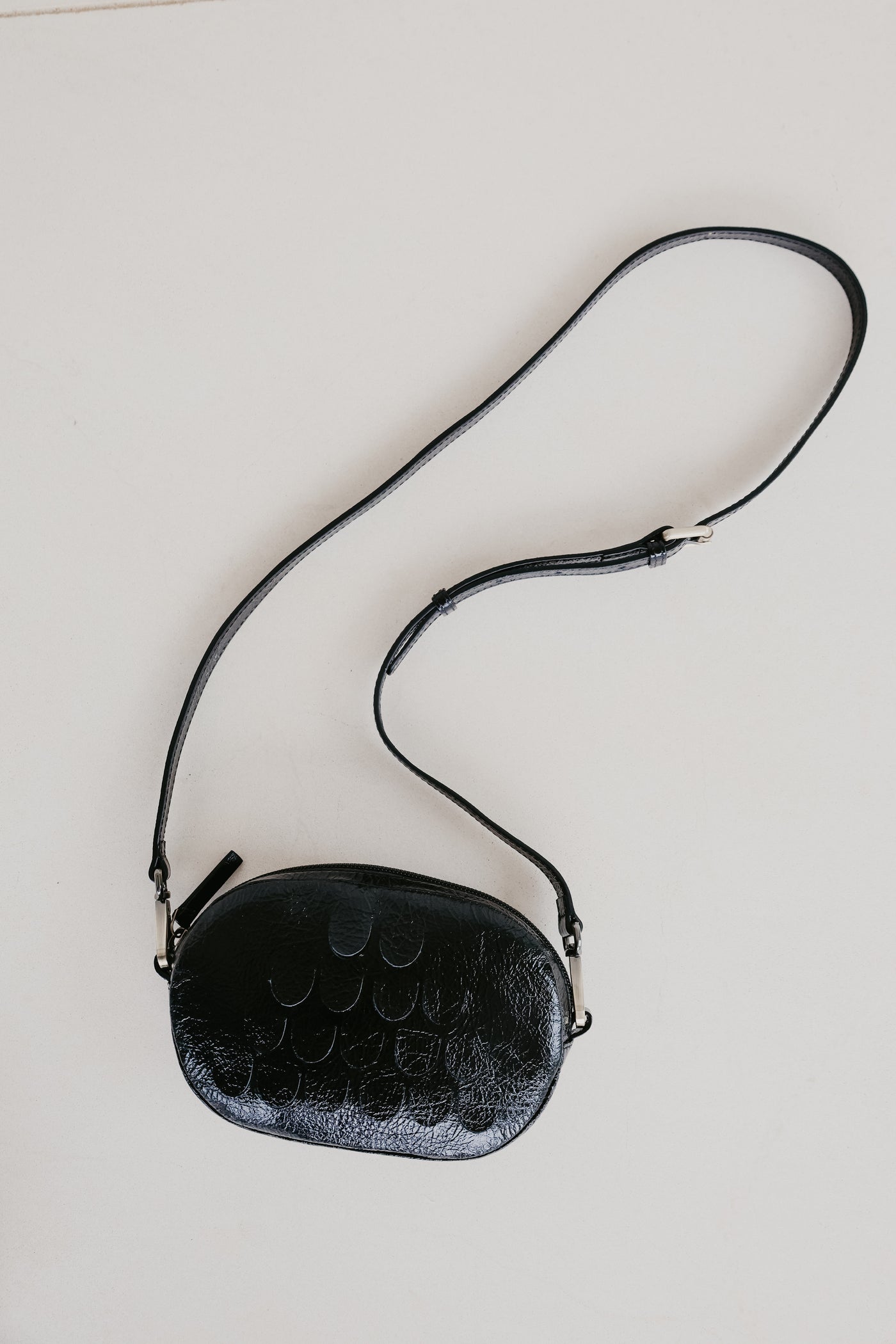 Oval Mini Bag | Basalt