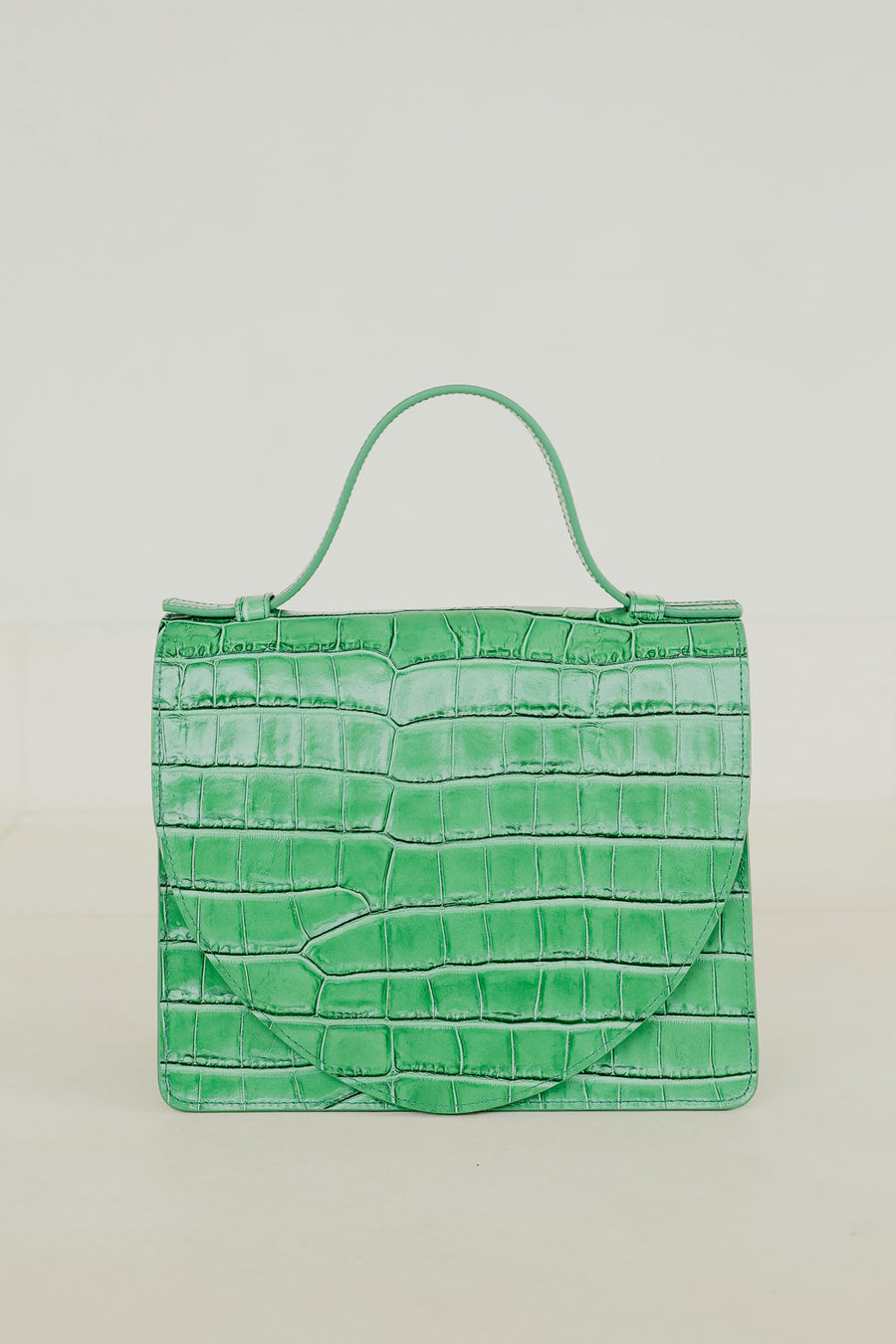 Mini Briefcase | Grass Croco