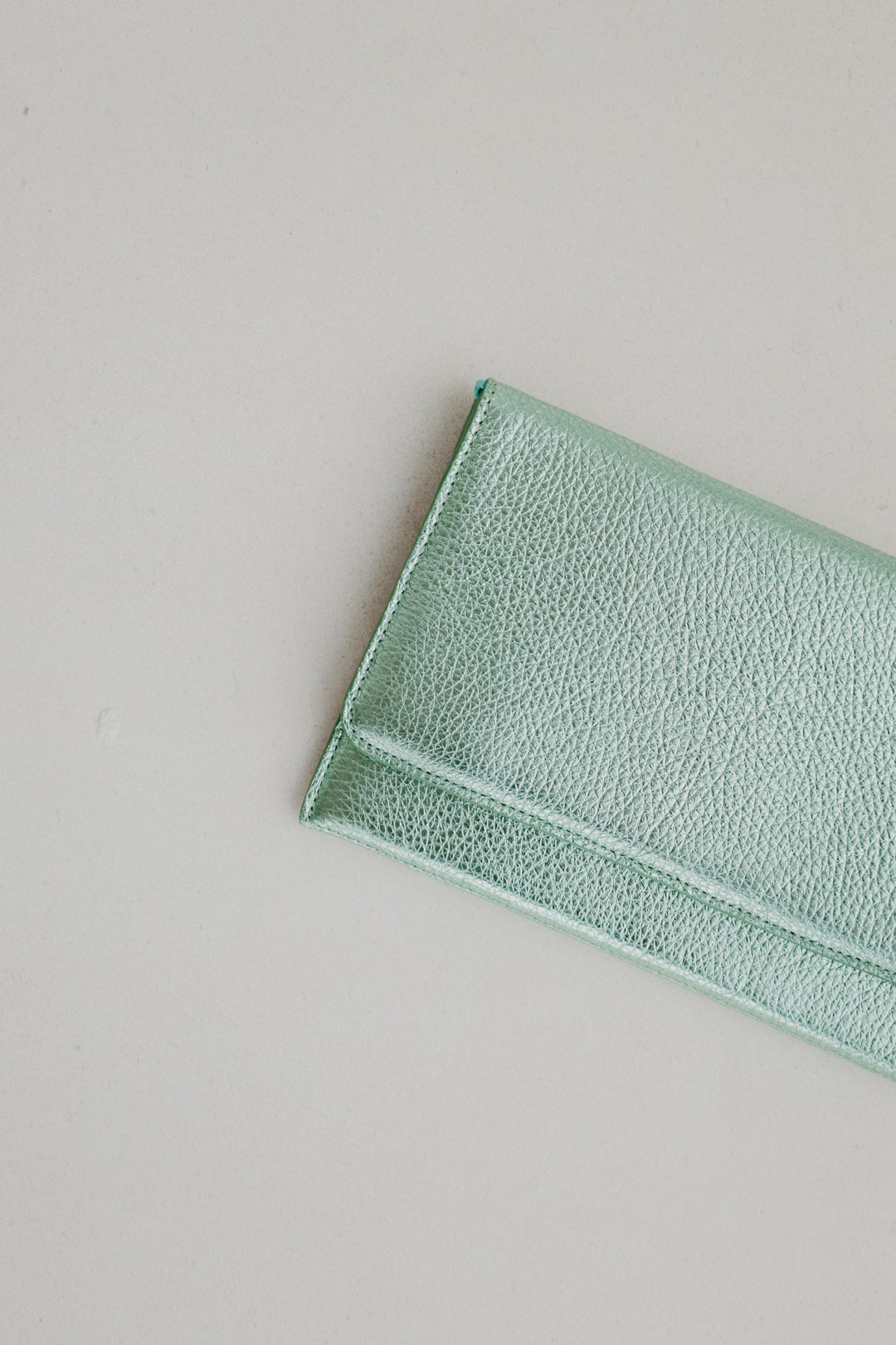 Bridal Collection | Folded Clutch Green Shimmer