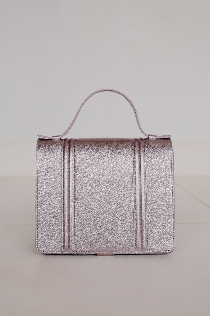 Mini Briefcase Doublé | Violet Shimmer
