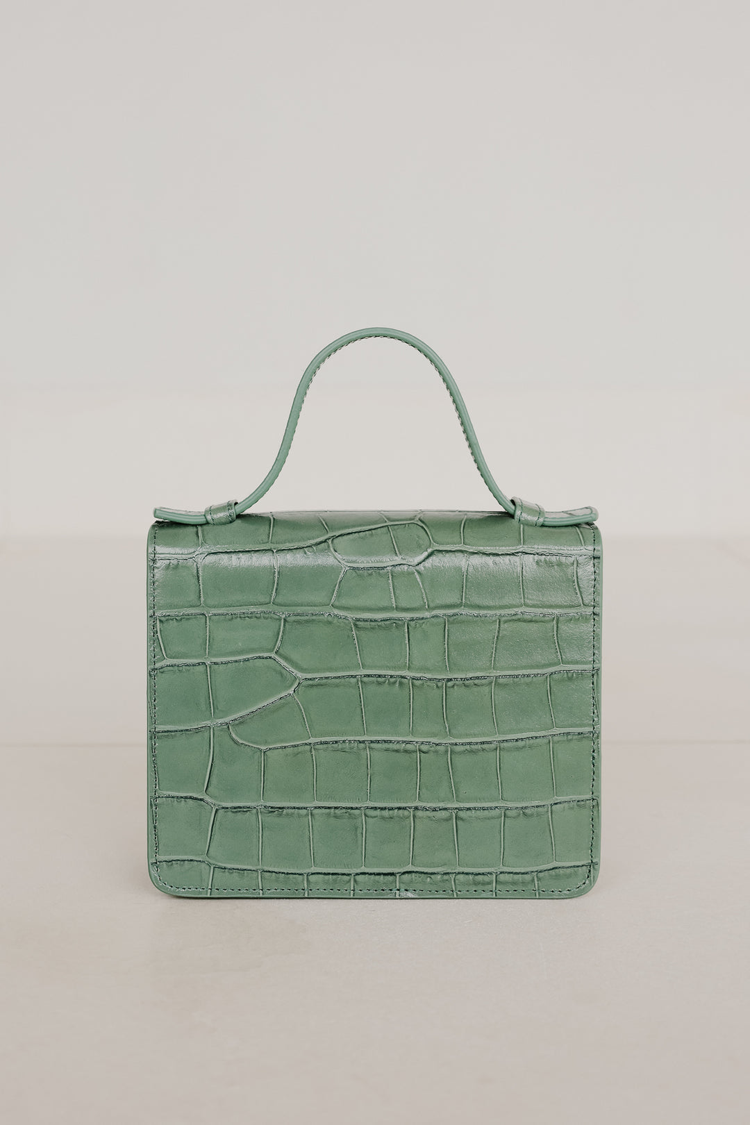 Micro porte-documents | Olive Croco