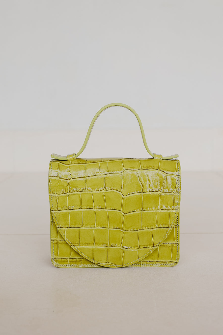 Porte-documents Micro | Croco Lime