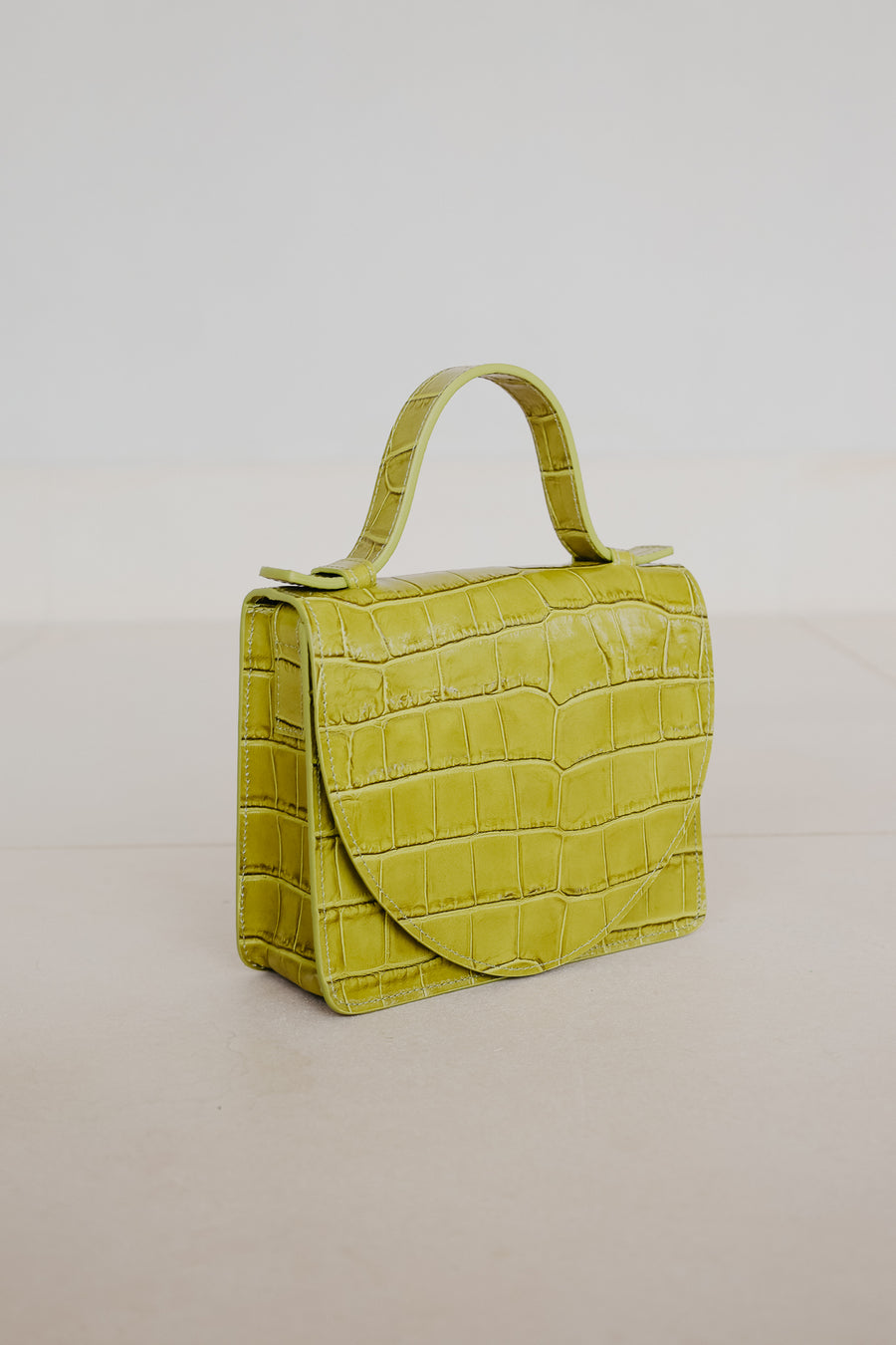 Porte-documents Micro | Croco Lime