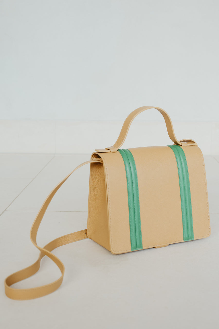 Mini Briefcase Doublé | Playa / Grass Structured