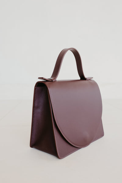 Mini Briefcase | Burgundy Pure