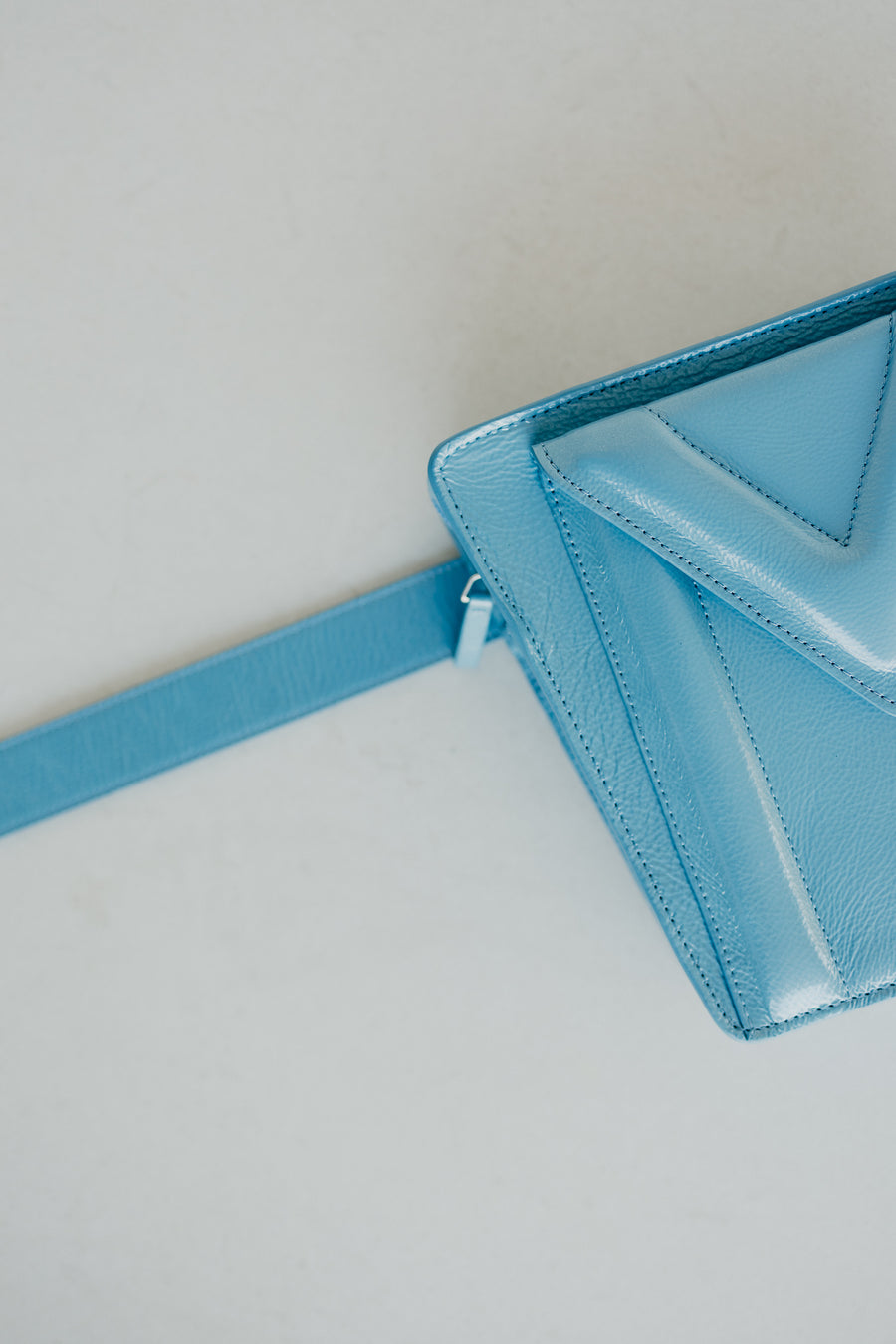 Belt Bag: Belt XL Bleu Ciel Stone + Trapezium M Bleu Ciel Stone