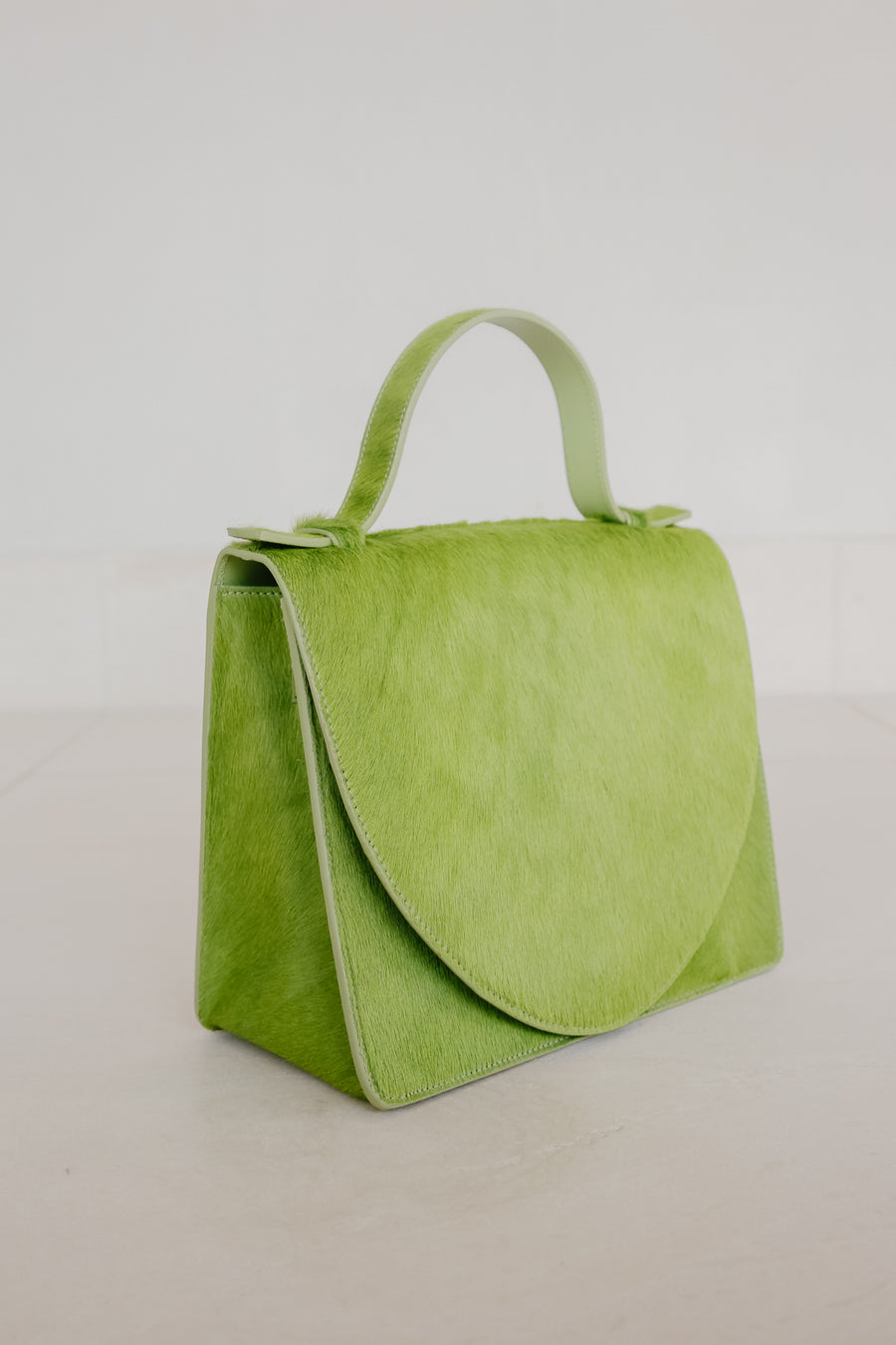 Mini Briefcase | Lime Fur