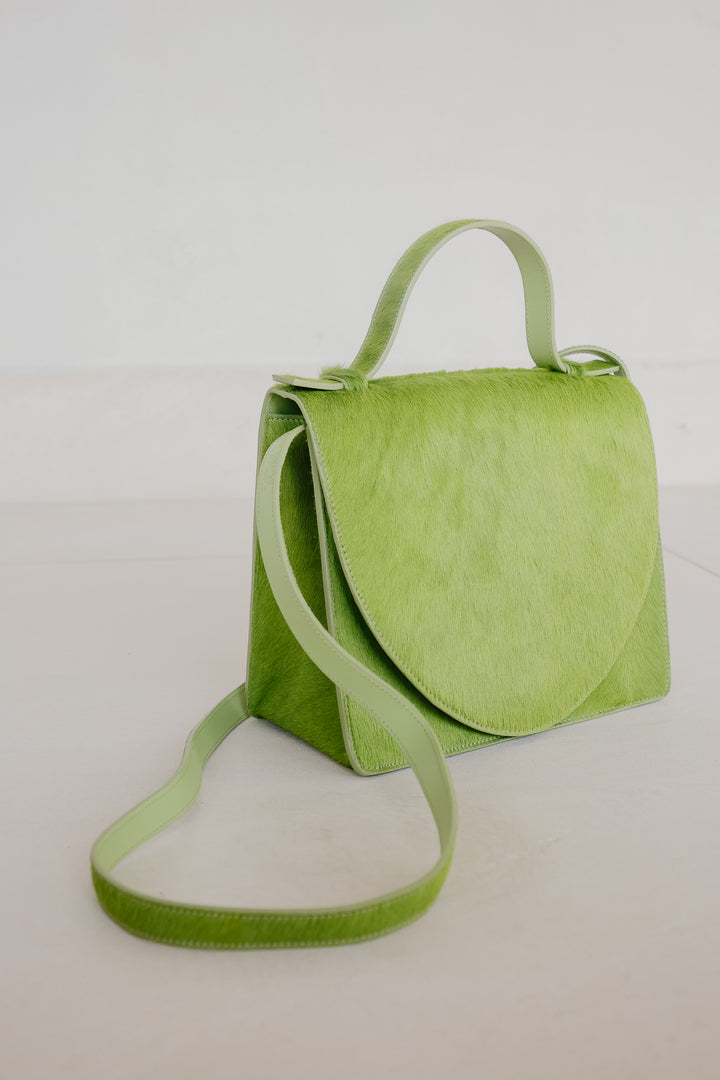 Mini Briefcase | Lime Fur