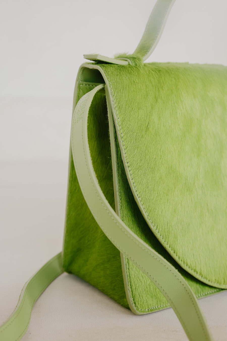 Mini Briefcase | Lime Fur