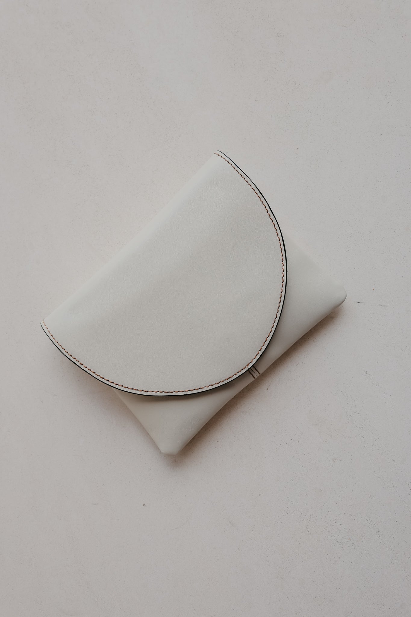 Bridal Collection | Medium Envelope Stitched Tricolor White