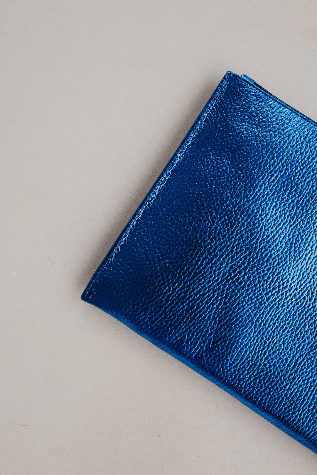 Bridal Collection | Zip Clutch Blue Shimmer