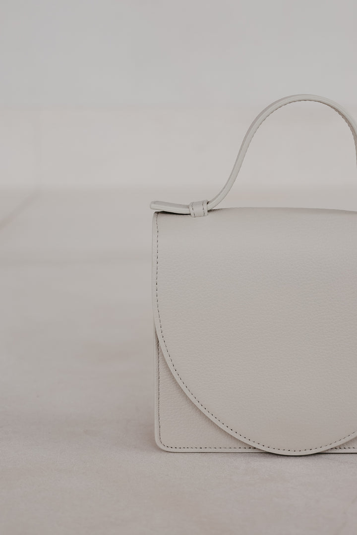 Micro Briefcase | White Structured