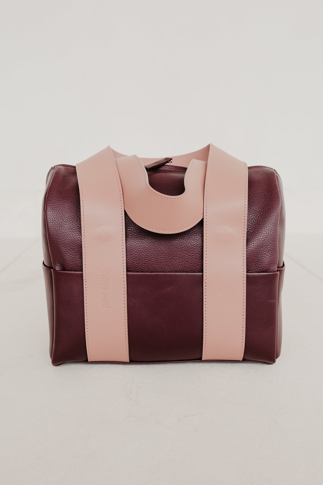 Mini sac bowling | Bourgogne / Rose