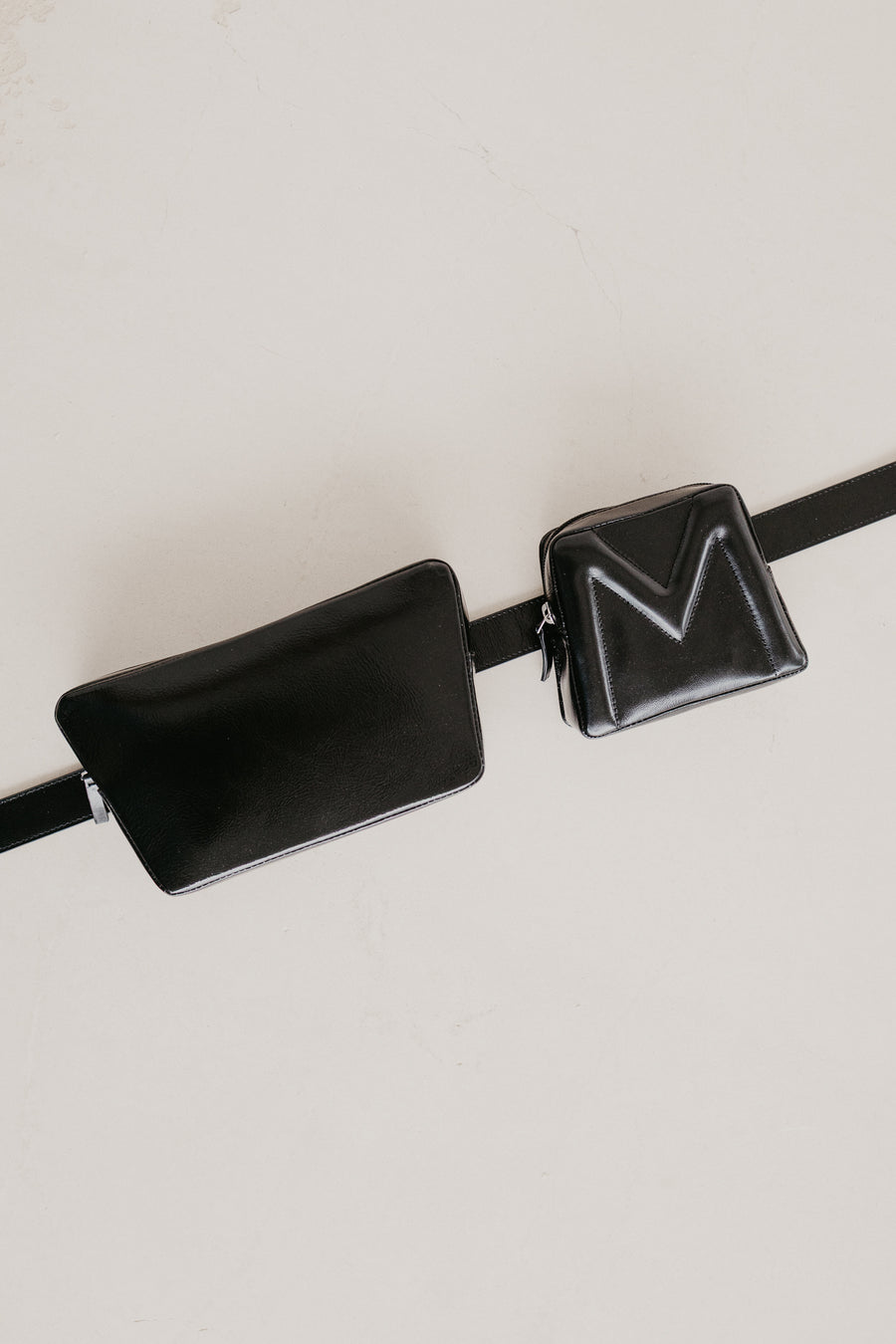 Belt Bag: Belt XL Basalt + Trapezium Basalt + Mini M Basalt