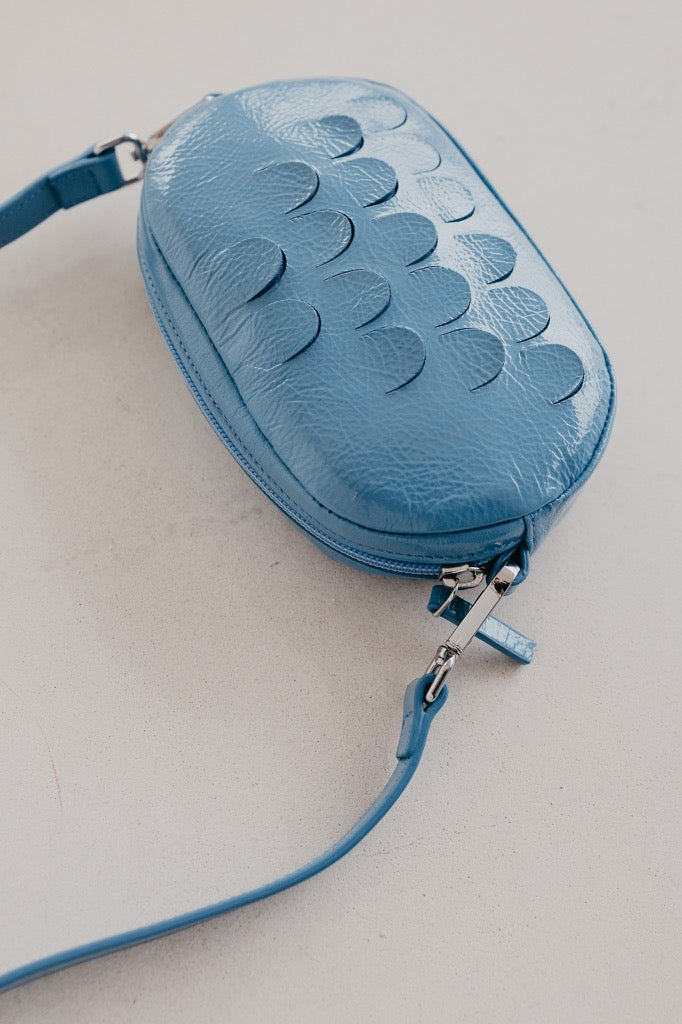 Oval Mini Bag | Bleu Ciel Stone