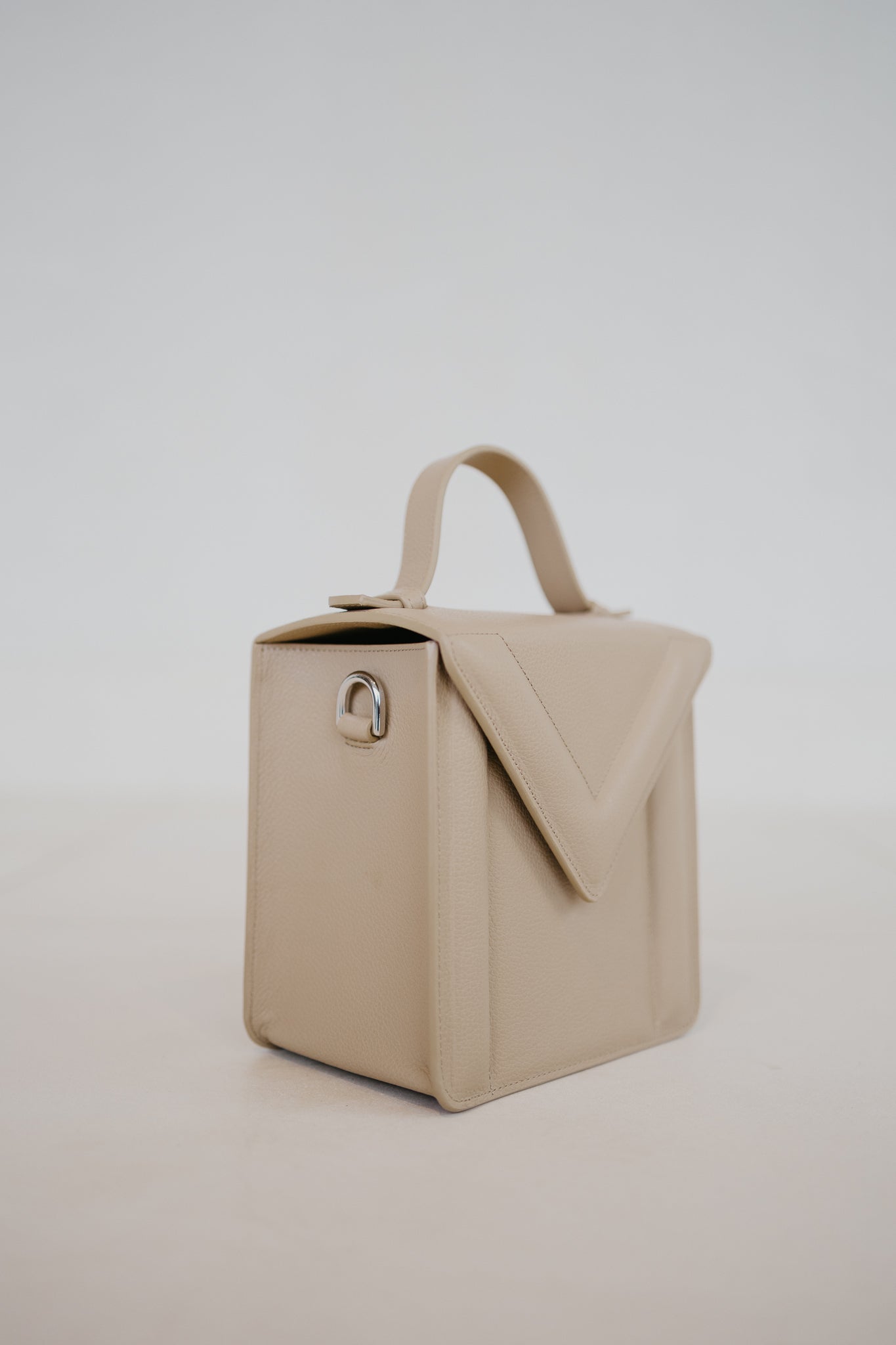 Boxbag | Beige Structured