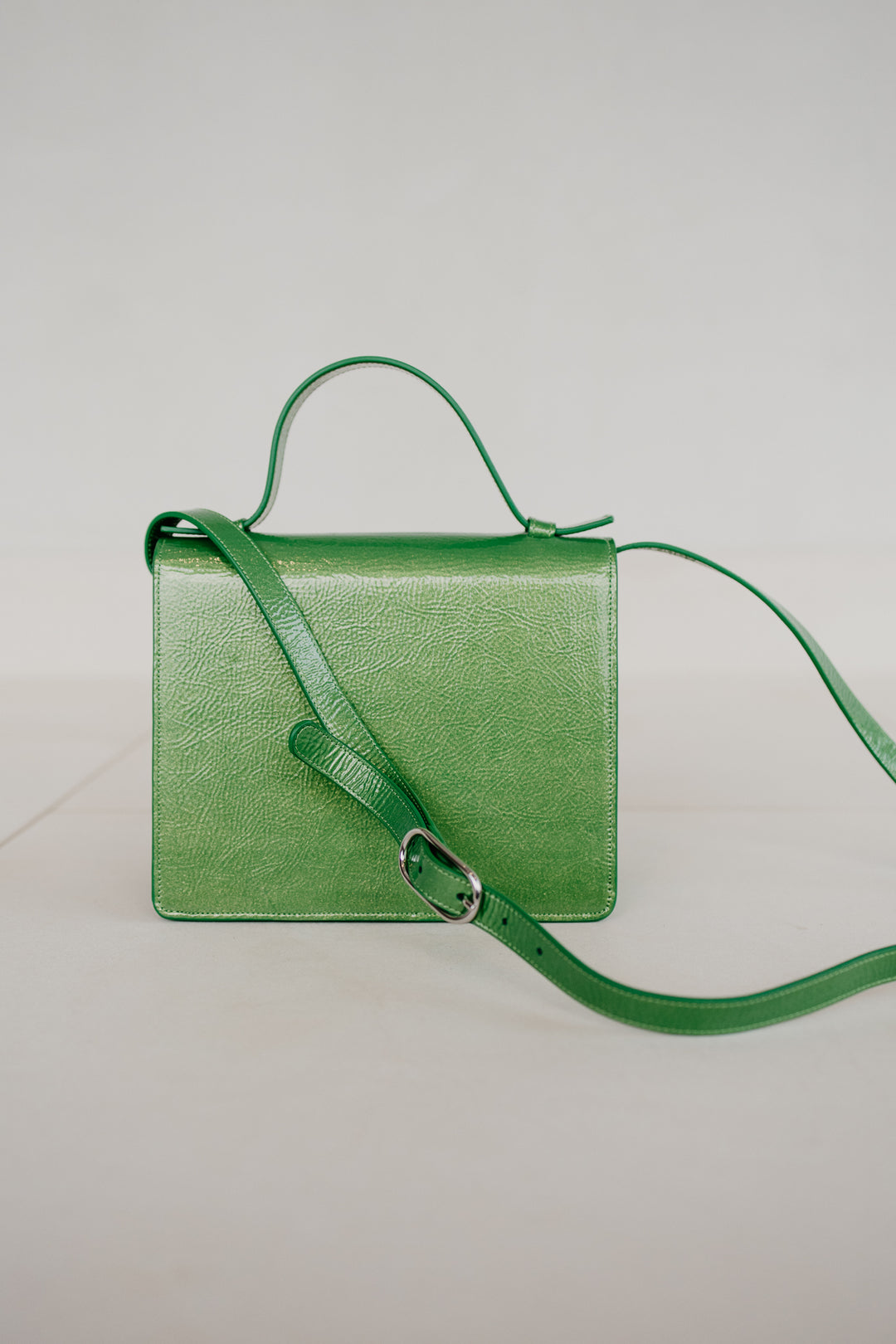 Mini Briefcase | Grass Stone