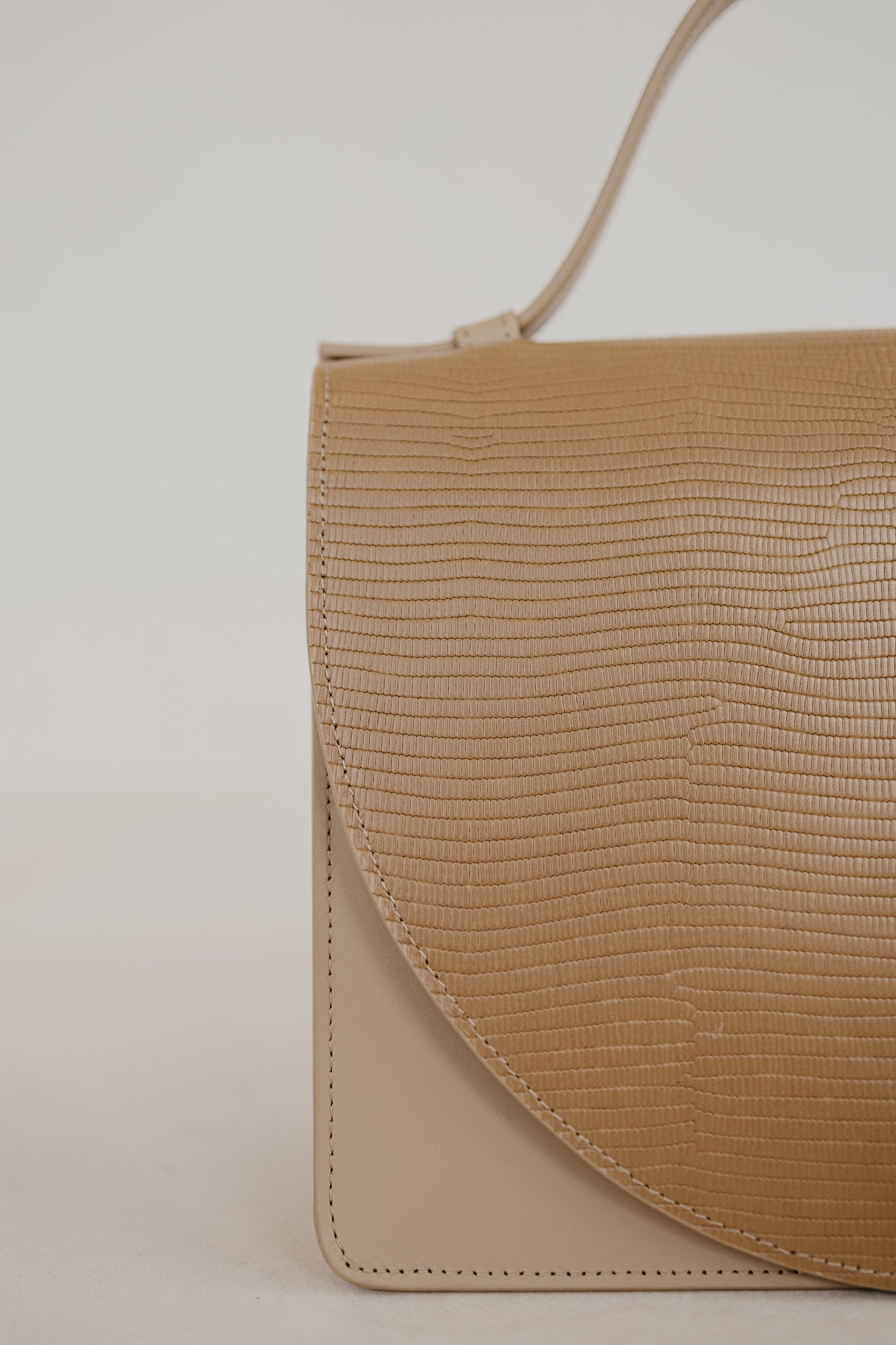 Mini Briefcase | Combi Beige Snake