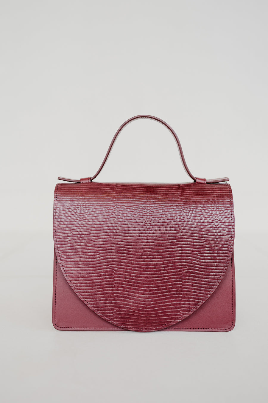 Mini Briefcase | Combi Burgundy Snake