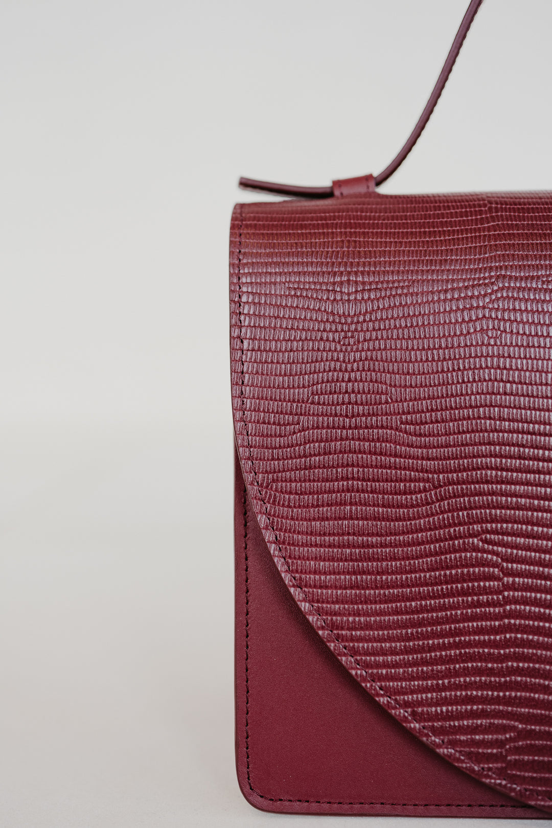 Mini Briefcase | Combi Burgundy Snake