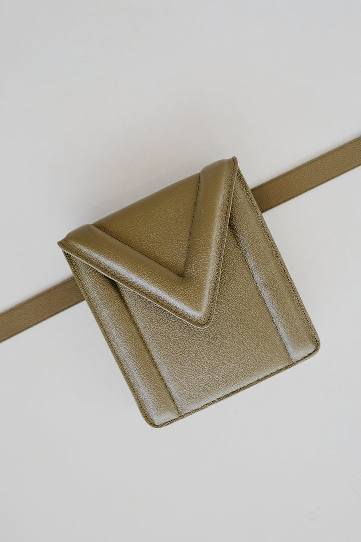 Belt Bag: Belt XL Khaki Structured + M XL Khaki Structured