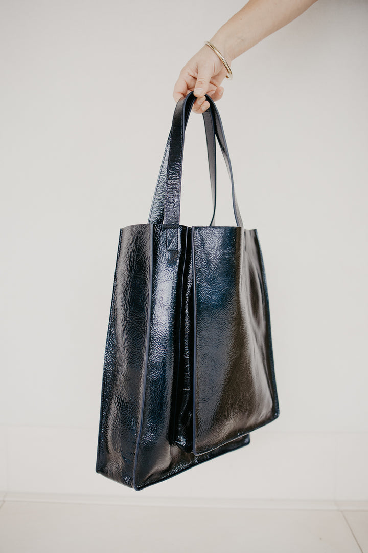 Double Shopper | Night Blue Stone