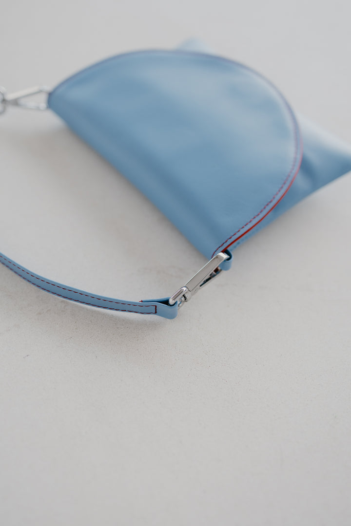 Bridal Collection | Mini Envelope Stitched Bleu Ciel / Red