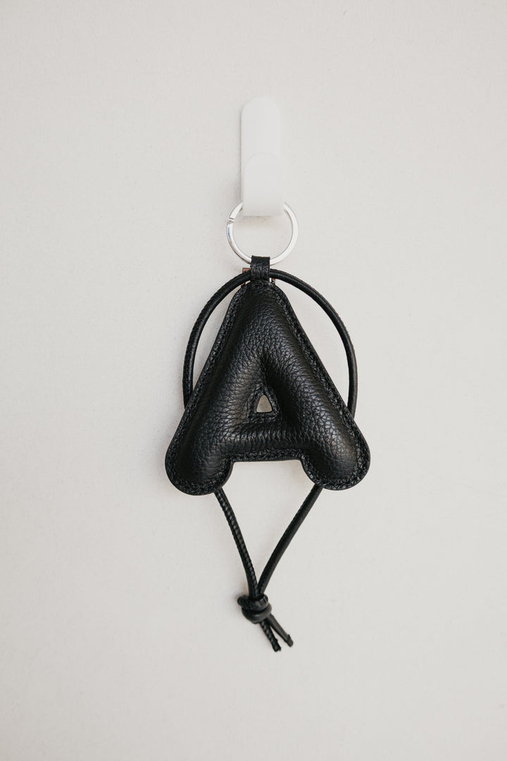 Alphabet Keychain | Black Structured