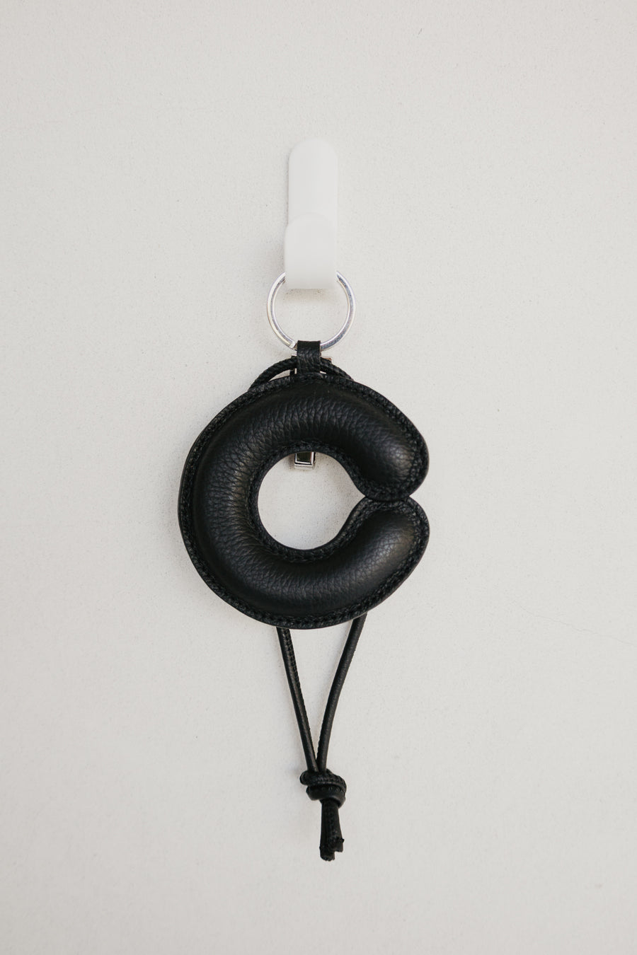 Alphabet Keychain | Black Structured