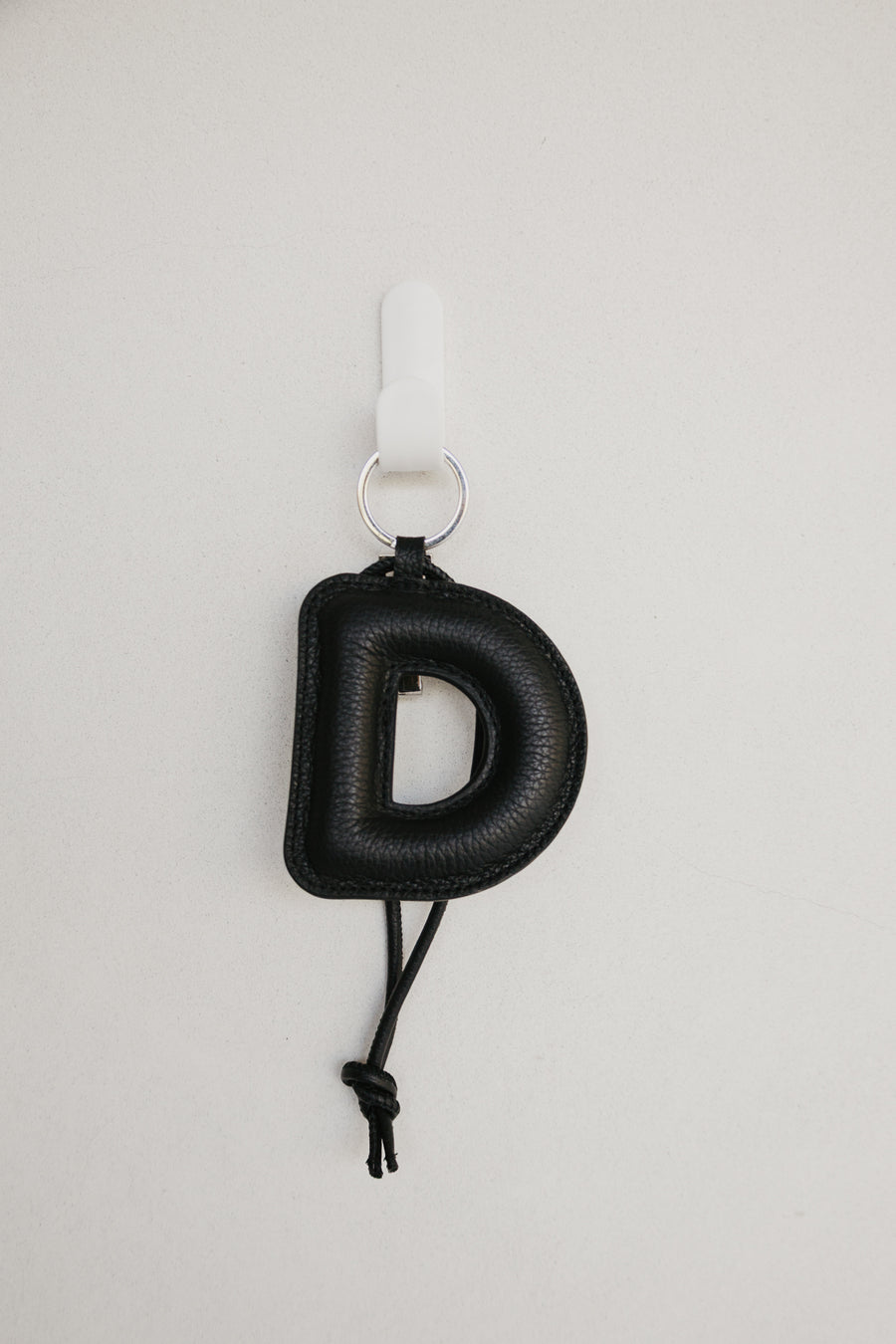 Alphabet Keychain | Black Structured