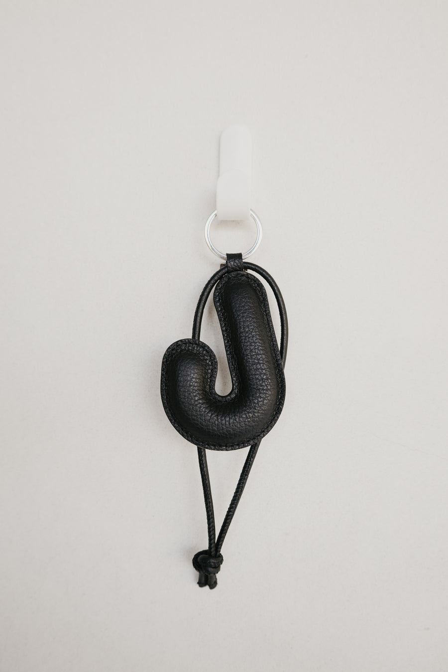 Alphabet Keychain | Black Structured