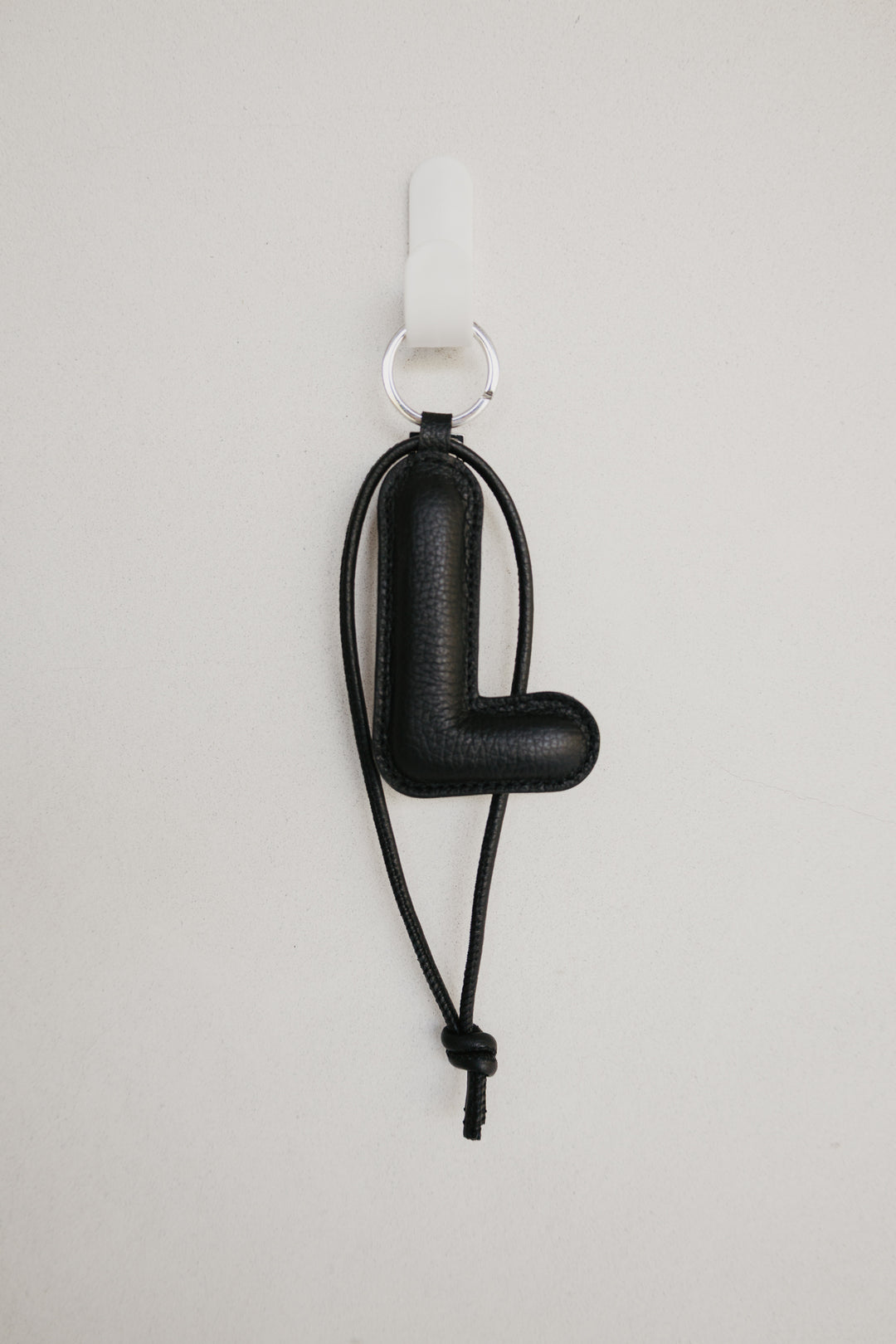 Alphabet Keychain | Black Structured