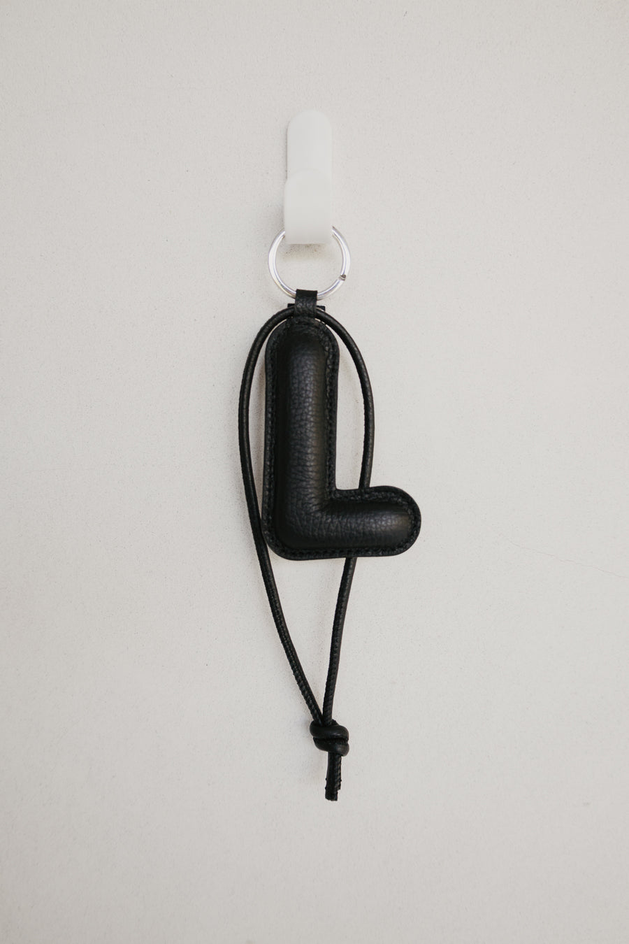 Alphabet Keychain | Black Structured