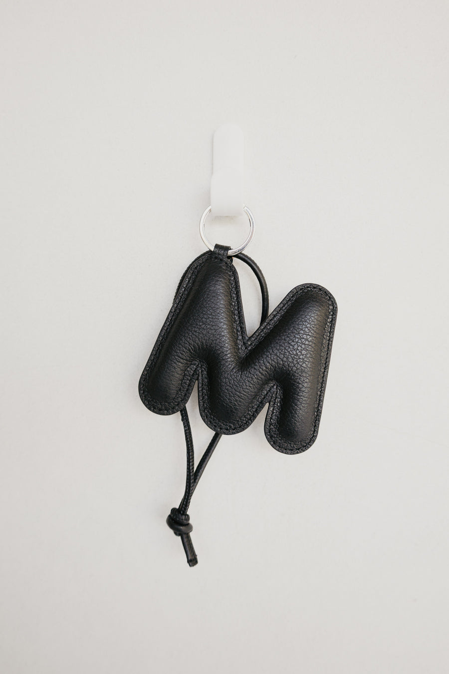 Alphabet Keychain | Black Structured
