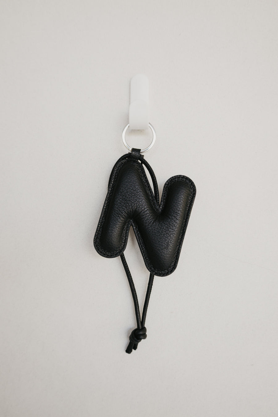Alphabet Keychain | Black Structured