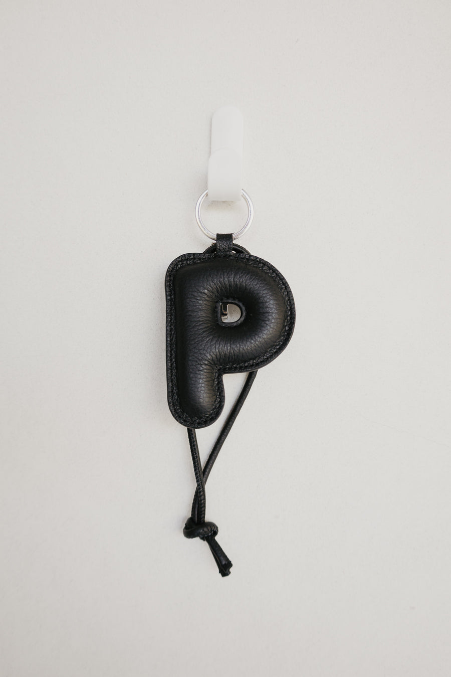 Alphabet Keychain | Black Structured