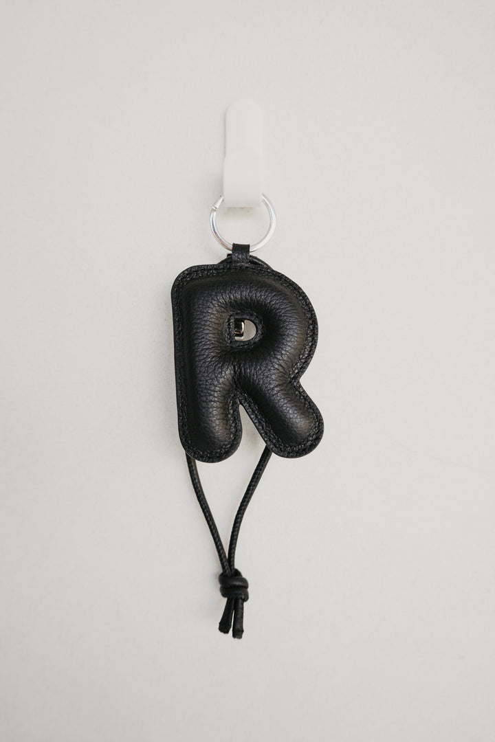 Alphabet Keychain | Black Structured
