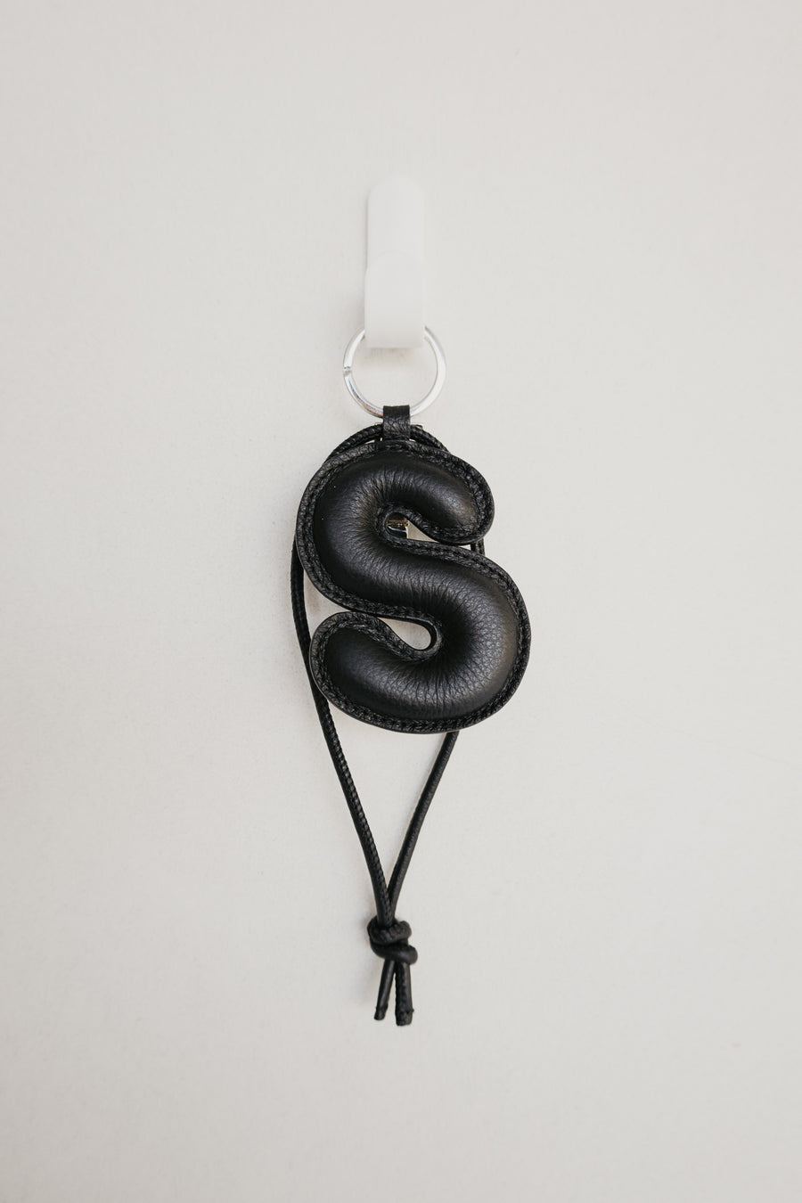 Alphabet Keychain | Black Structured