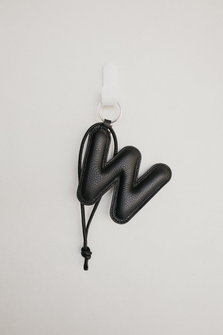 Alphabet Keychain | Black Structured