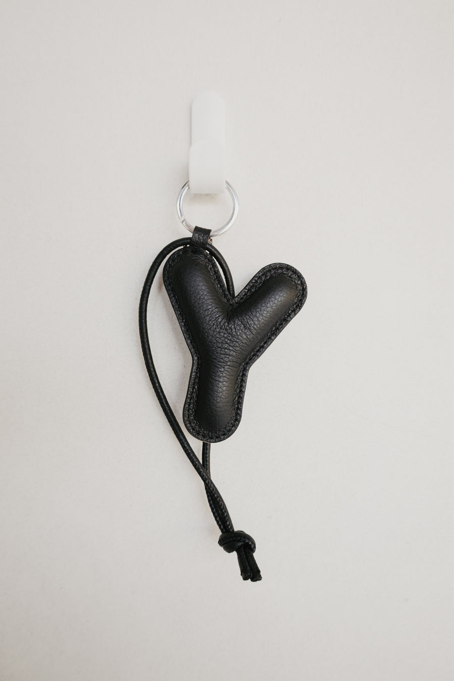 Alphabet Keychain | Black Structured