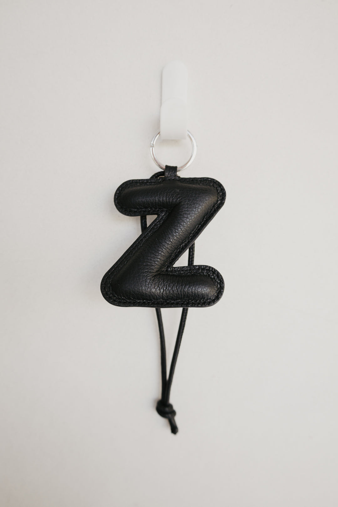 Alphabet Keychain | Black Structured