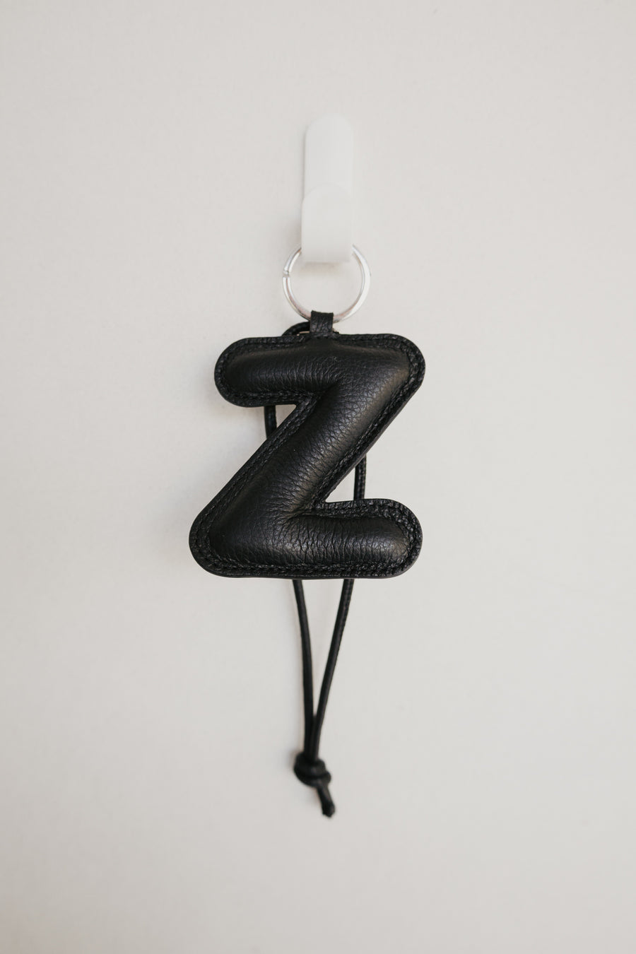 Alphabet Keychain | Black Structured