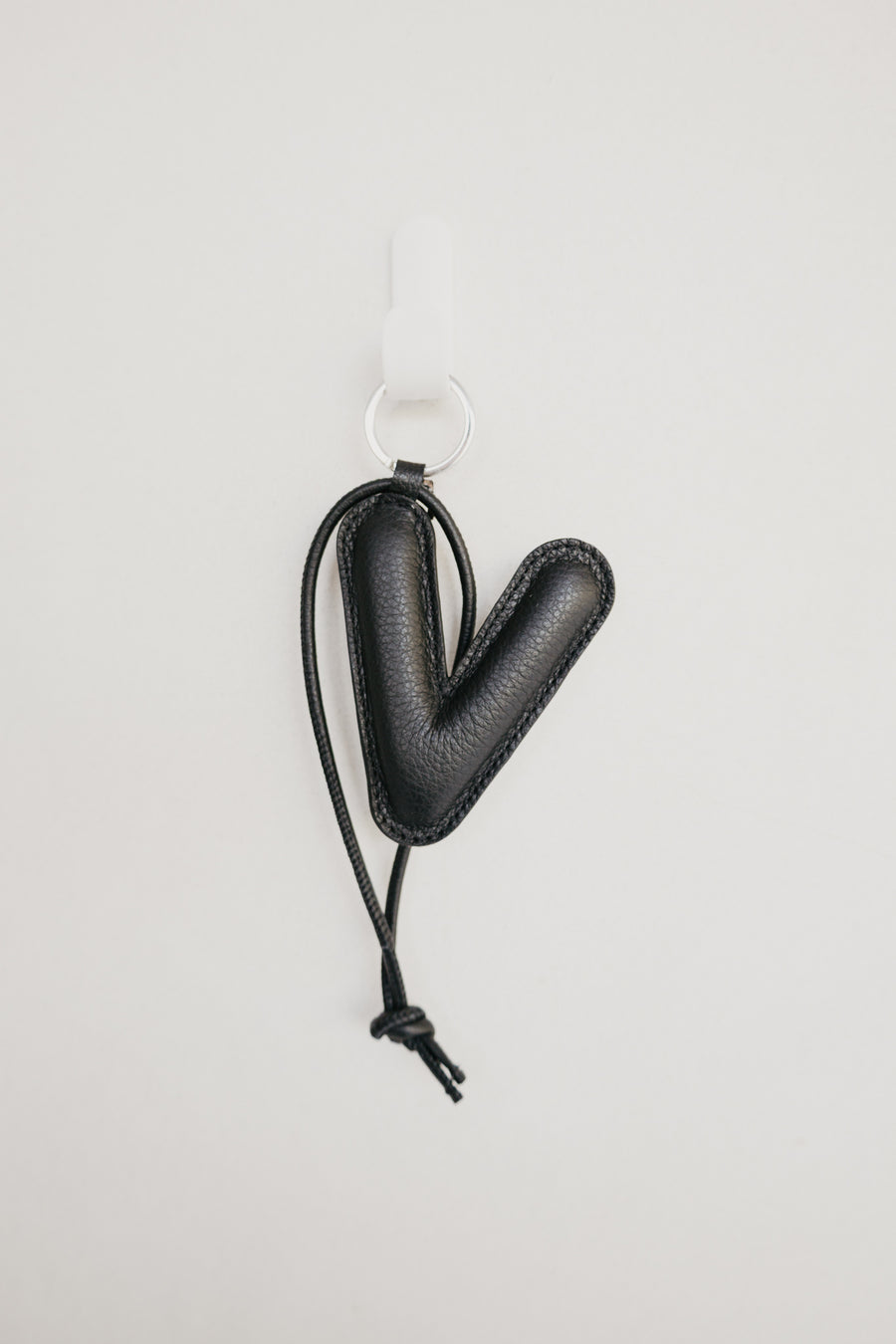 Alphabet Keychain | Black Structured