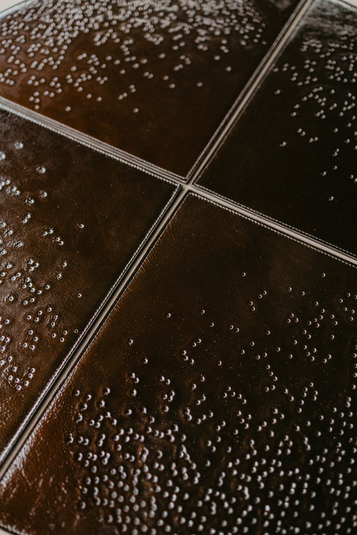 Placemat Set (4) Dots | Chocolate Stone