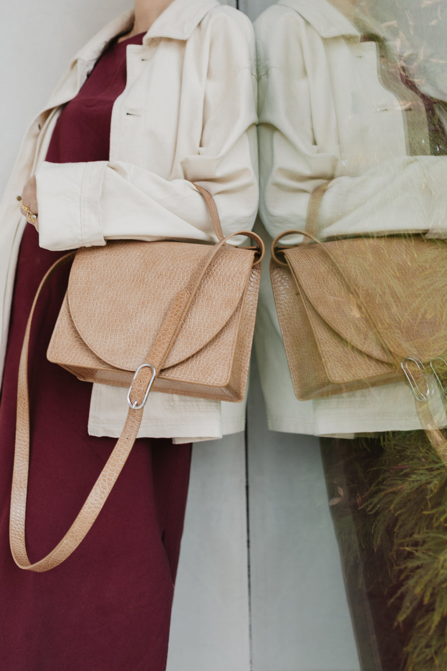 Mini Briefcase | Lecce Little Croco