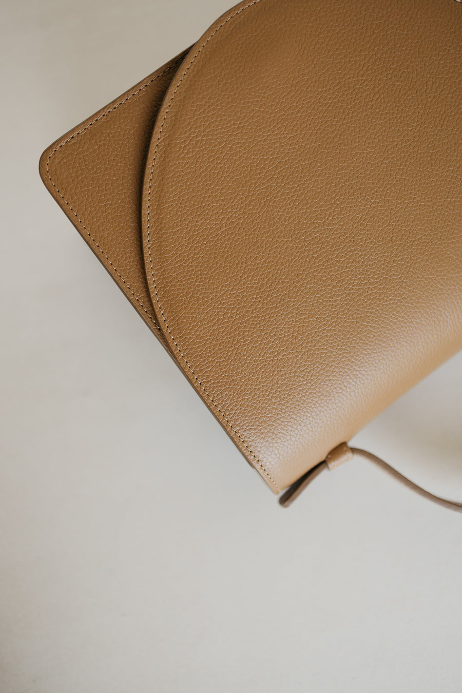 Mini Briefcase | Light Cognac Structured