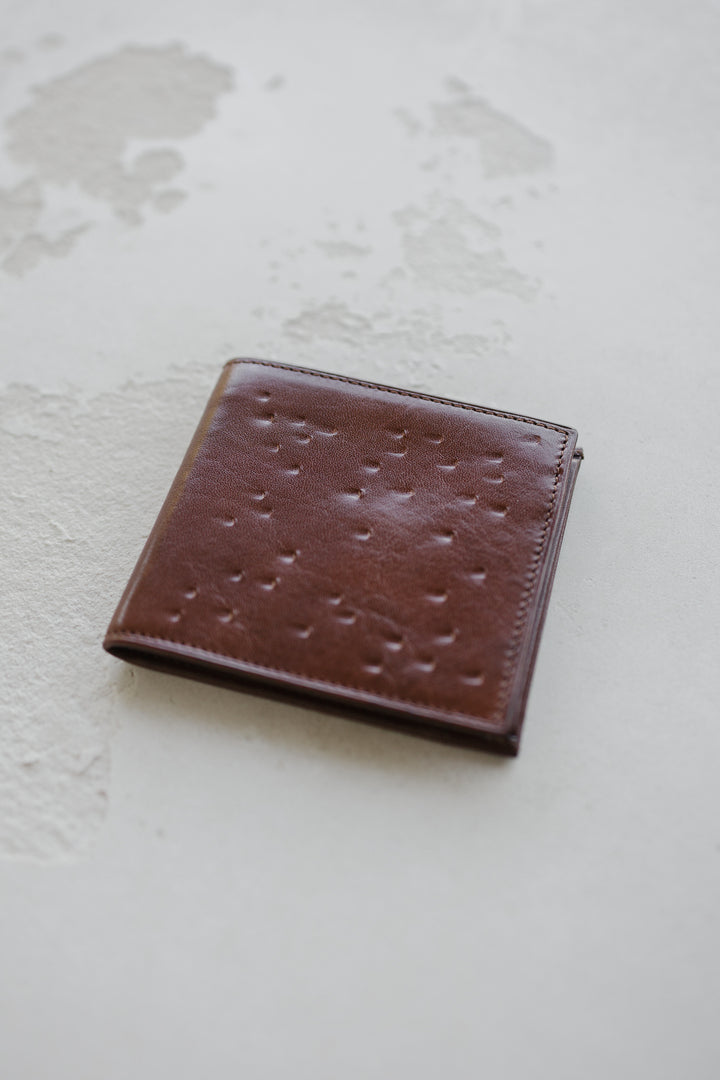 Man Wallet | Cognac Dots