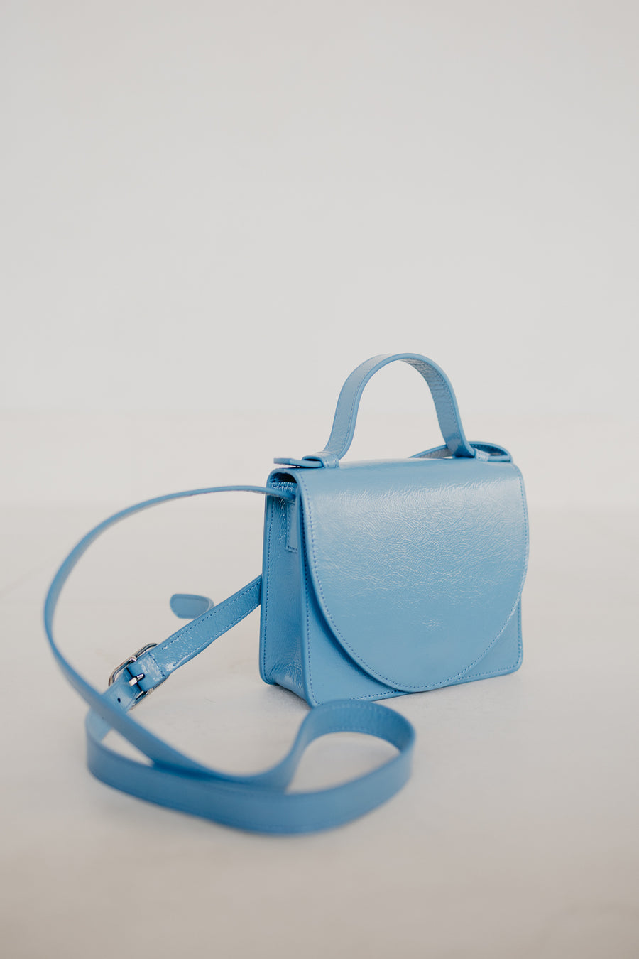 Micro Briefcase | Bleu Ciel Stone
